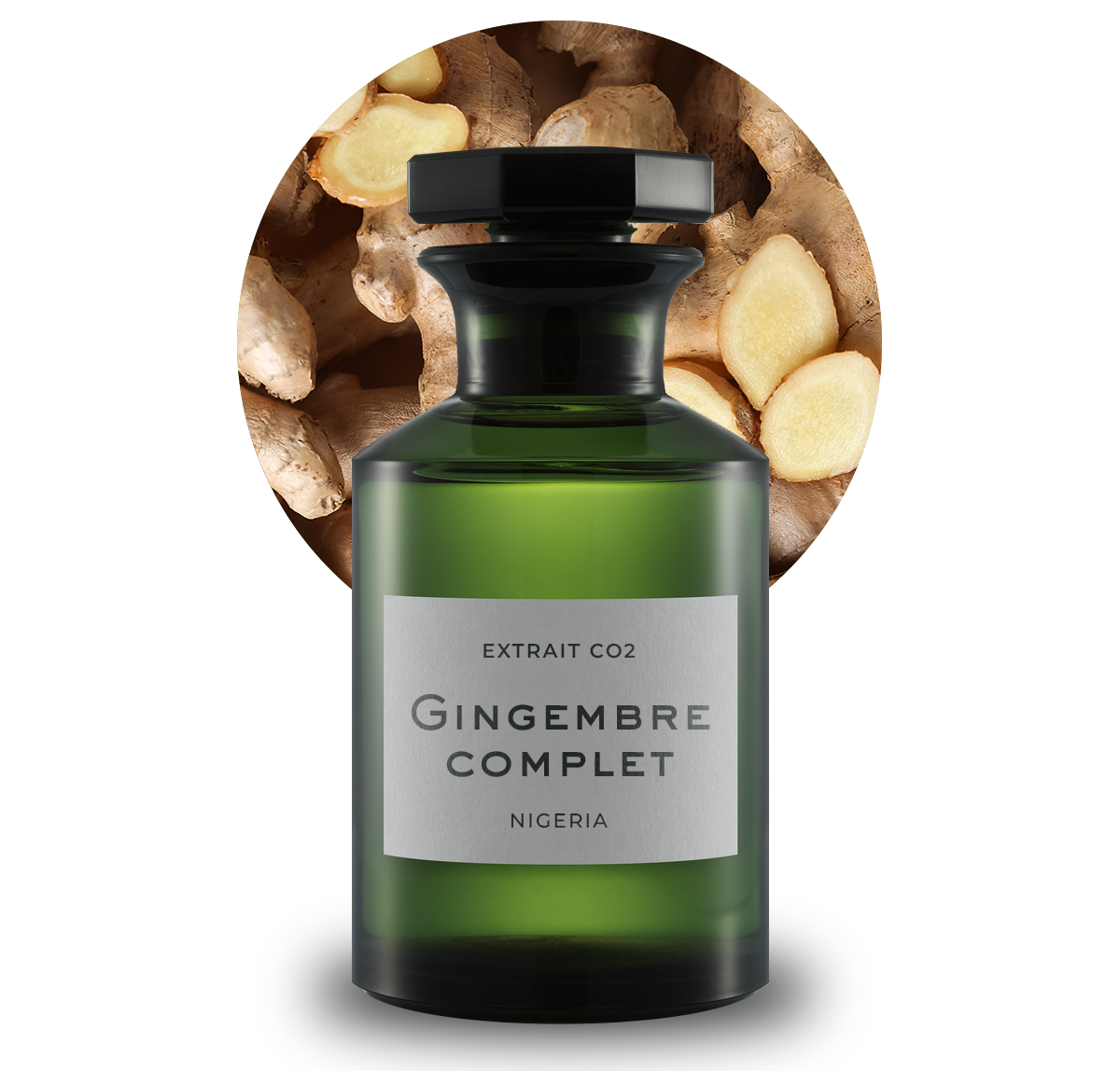 Gingembre complet extrait CO2 Nigeria